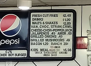 CJ's Butcher Boy Burgers