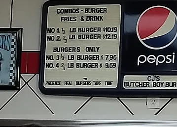 CJ's Butcher Boy Burgers